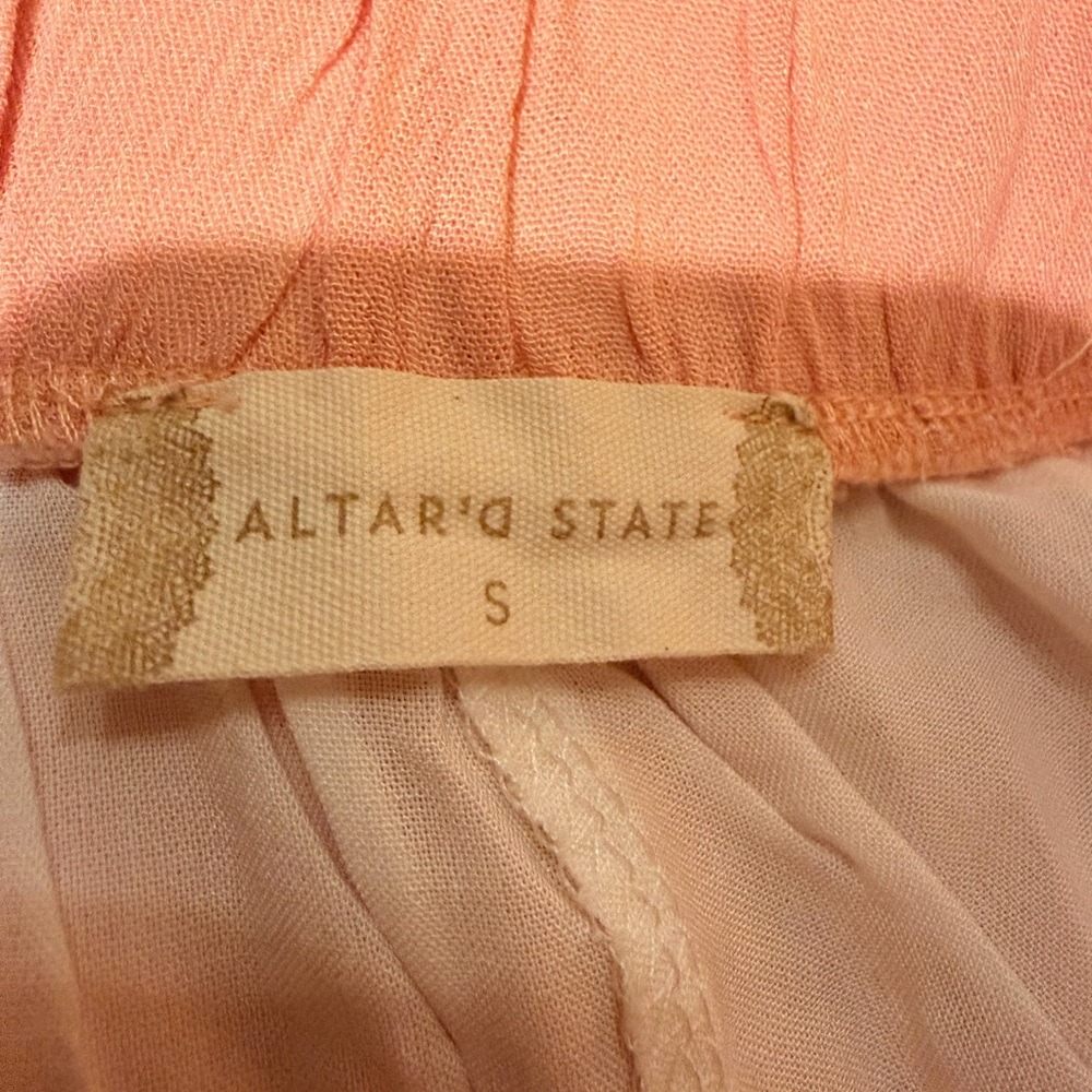 Altar'd State Blush Tiered Mini Skirt - Picture 8 of 9